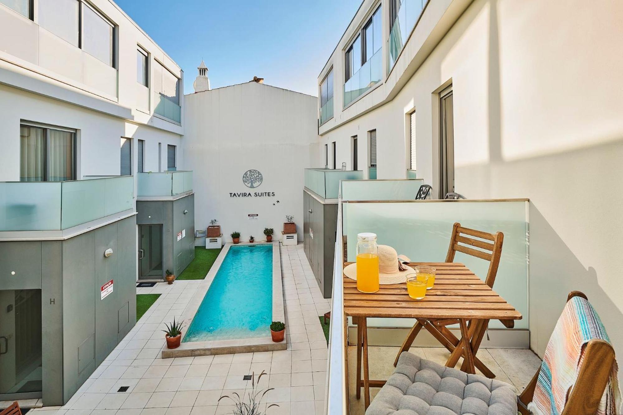 Stylish Townhouse In Tavira Centre, Shared Pool Vila Exterior foto